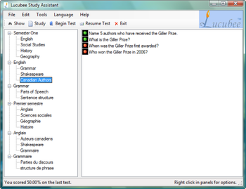 Lucubee Study Assistant screenshot