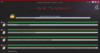 LuJoSoft Checksum screenshot