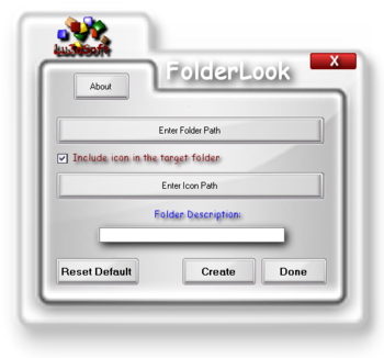 LuJoSoft FolderLook screenshot