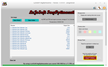 LuJoSoft ImgOptimization screenshot 2
