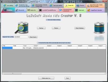 LuJoSoft Movie Nfo Creator screenshot 11