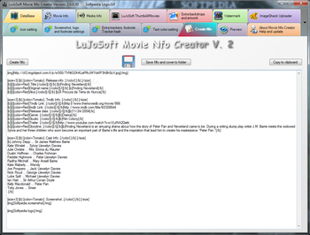 LuJoSoft Movie Nfo Creator screenshot 9
