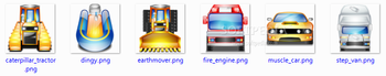 Lumina Transportation Stock Icons screenshot