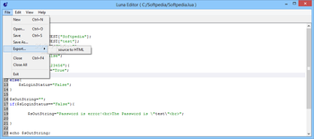 Luna Editor screenshot 2