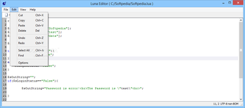 Luna Editor screenshot 3
