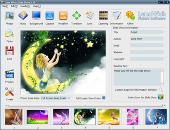 Luna Wish Slide Show screenshot