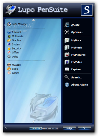 Lupo PenSuite Lite screenshot