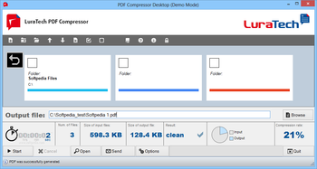 LuraTech PDF Compressor Desktop (formerly LuraDocument PDF Compressor) screenshot 2