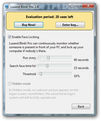 Luxand Blink! Pro screenshot 5