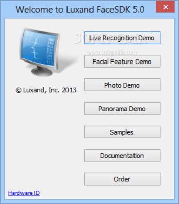 Luxand FaceSDK screenshot