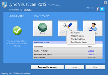 Lynx VirusScan screenshot 5