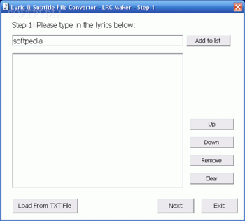 Lyric and Subtitle File Convertor screenshot 3