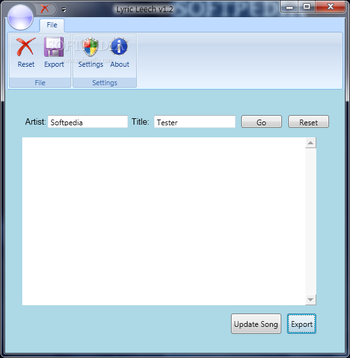 Lyric Leech screenshot