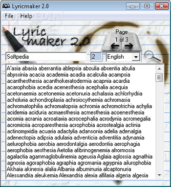 Lyricmaker screenshot