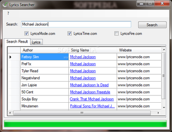 Lyrics Searcher screenshot