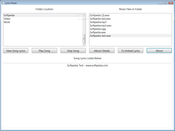 Lyrics Viewer screenshot