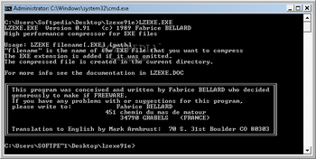 LZEXE screenshot