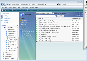 M-Files screenshot