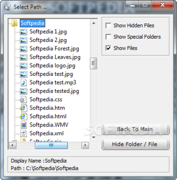 M Hide Folders screenshot 3