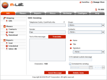 M-Lat SMS Marketing screenshot