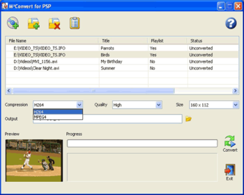 M2Convert for PSP screenshot 3