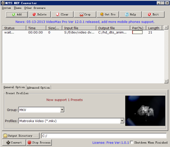 M2TS MKV Converter screenshot