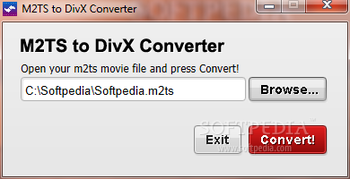 M2TS to DivX Converter screenshot