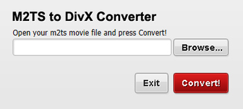 M2TS to DivX Converter screenshot