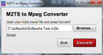 M2TS to Mpeg Converter screenshot