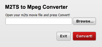 M2TS to Mpeg Converter screenshot