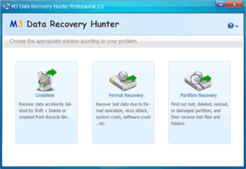 M3 Data Recovery Hunter screenshot