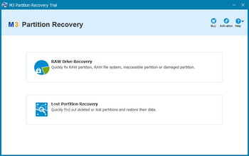 M3 Partition Recovery screenshot