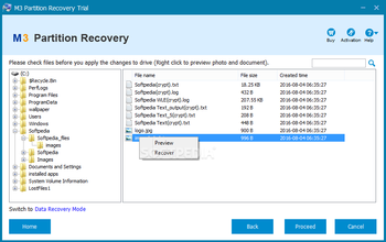 M3 Partition Recovery screenshot 3