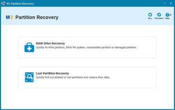 M3 Partition Recovery screenshot
