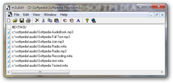 m3uEdit screenshot