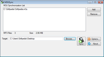 M3USync screenshot