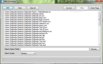 M4A Converter screenshot