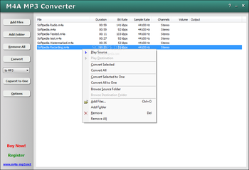 M4A MP3 Converter screenshot