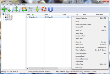 M4A to MP3 Converter screenshot