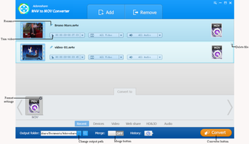 M4V to MOV Converter Genius screenshot