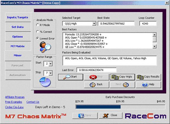 M7 Matrix Data Miner screenshot