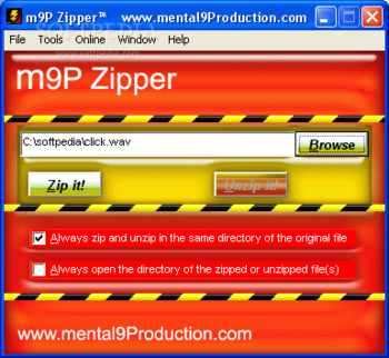m9P Zipper screenshot