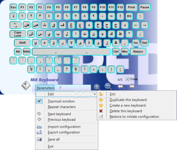 MA Keyboard screenshot