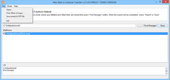 Mac Mail to Outlook Transfer screenshot 2