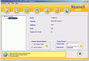 MAC Recovery screenshot