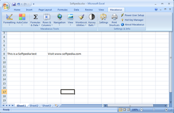 Macabacus Macros for Excel screenshot