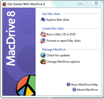 MacDrive Standard screenshot