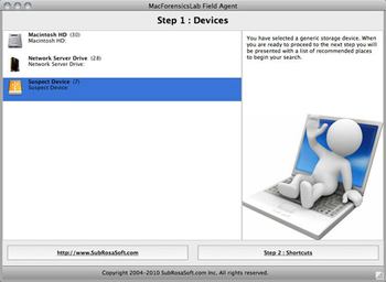 MacForensicsLab Field Agent screenshot