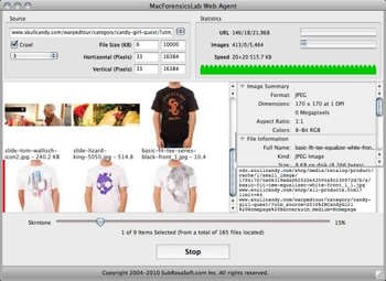 MacForensicsLab Web Agent screenshot