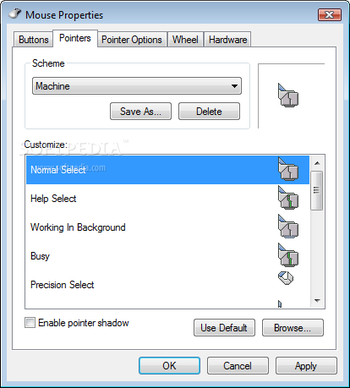 Machine Cursors screenshot